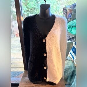Black and White Women's Cardigan